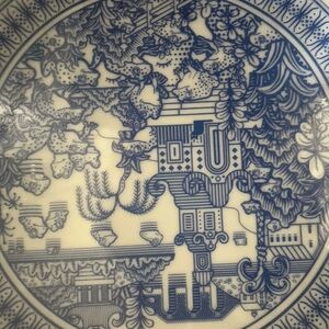 Blue and White plates and bowls 4 each